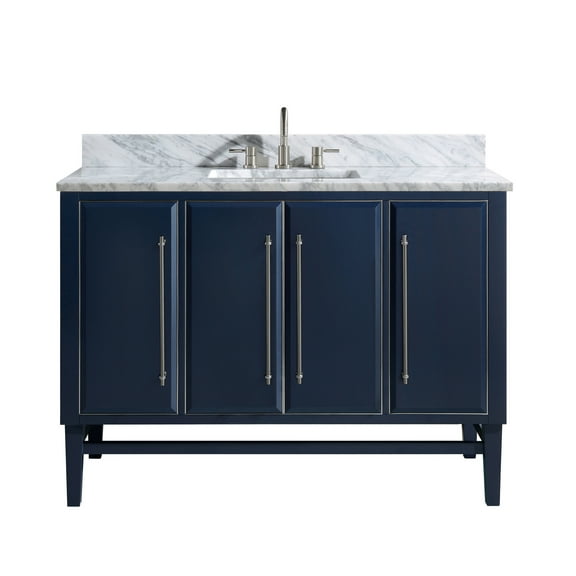 Avanity Mason-Vs49-S-C Mason 48" Free Standing Single Basin Vanity Set - Blue