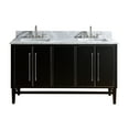 thumbnail image 1 of Avanity Mason-Vs61-S-C Mason 60" Free Standing Double Basin Vanity Set - Black, 1 of 7