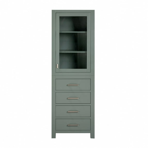 Avanity MODERO-LT24-SG Modero 71-5/16" Wood Free Standing Linen Tower - Smoke Green
