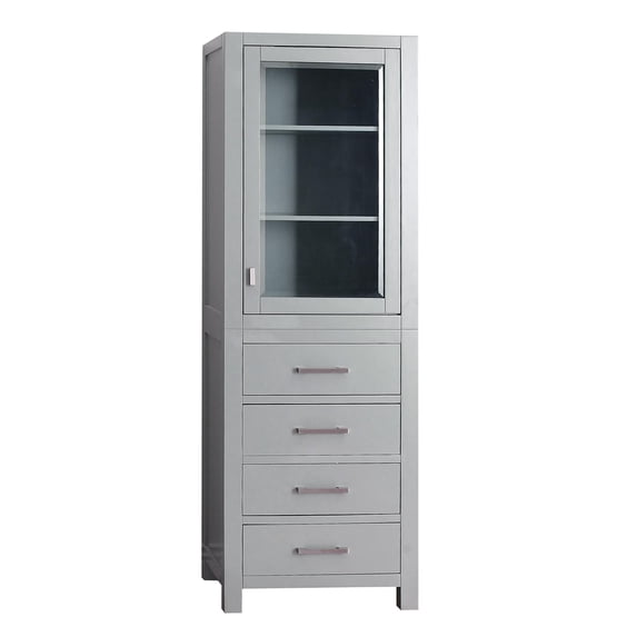 AVANITY Modero 24 in. Linen Tower Chilled Gray