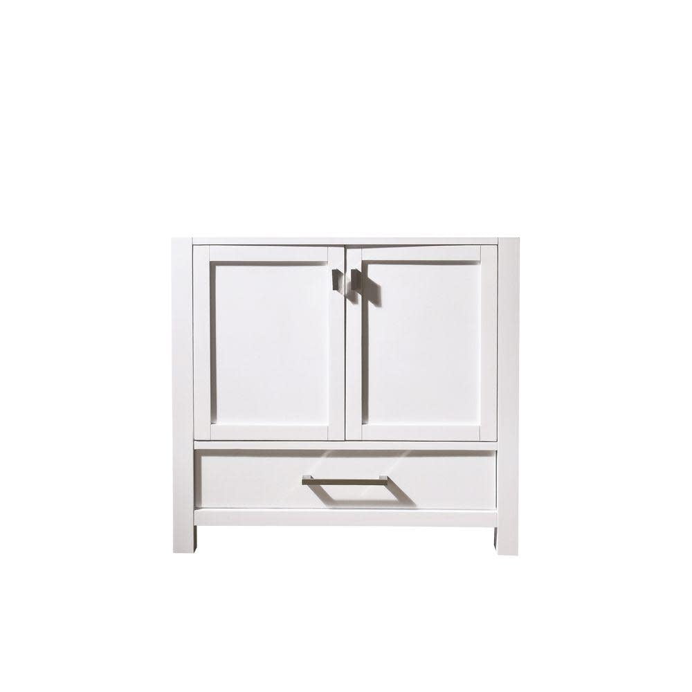 Modero 36'' White Solid Wood Freestanding Vanity Base