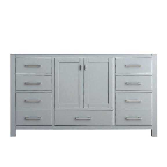 Avanity MODERO-V60-CG-A Modero 60" Single Free Standing Vanity Cabinet Only - Grey
