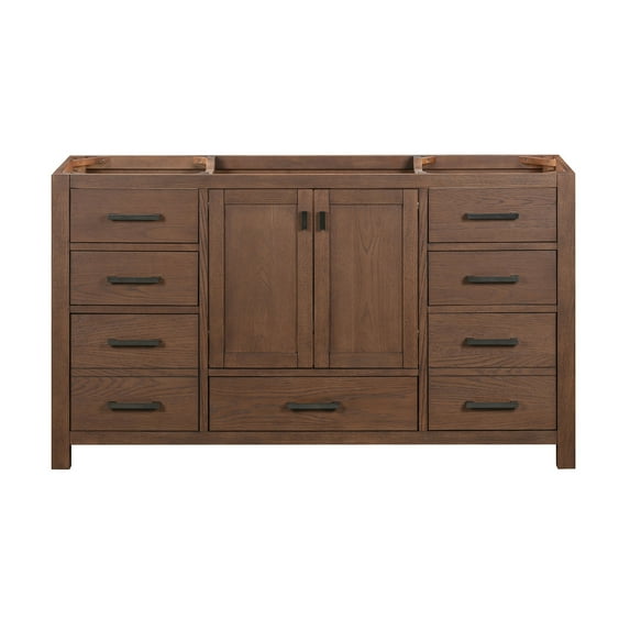 Avanity MODERO-V60-MO-A Modero 60" Single Free Standing Vanity Cabinet Only - Mocha Oak