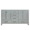 thumbnail image 1 of Avanity MODERO-V60-CG Modero 60" Double Free Standing Vanity Cabinet Only - Grey, 1 of 7