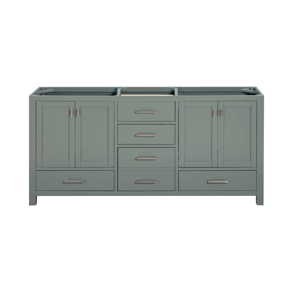 Avanity MODERO-V72-SG Modero 72" Double Free Standing Vanity Cabinet Only - Smoke Green