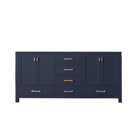 Avanity MODERO-V72-NB Modero 72" Double Free Standing Vanity Cabinet Only - Blue