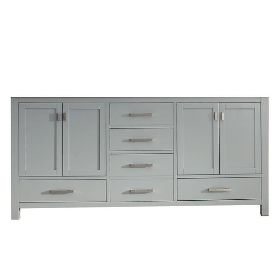 Avanity MODERO-V72-CG Modero 72" Double Free Standing Vanity Cabinet Only - Grey