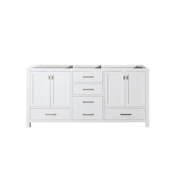 Avanity MODERO-V72-WT Modero 72" Double Free Standing Vanity Cabinet Only - White