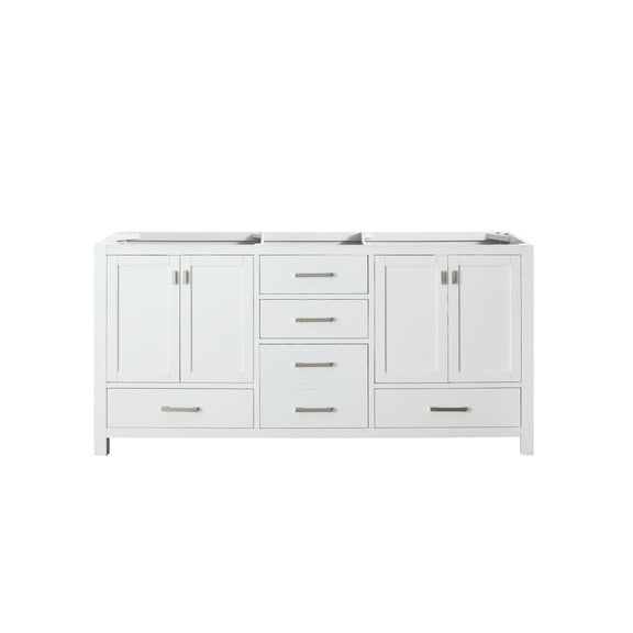 Avanity Modero-V72 Modero 72" Double Free Standing Vanity Cabinet Only - White