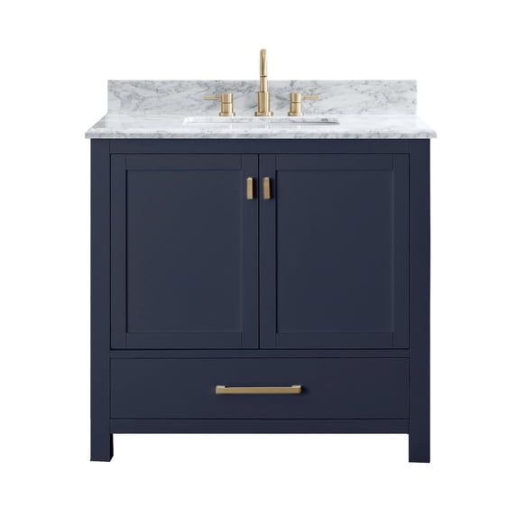 Avanity MODERO-VS36-NB-C Modero 36" Free Standing Single Basin Vanity Set - Blue