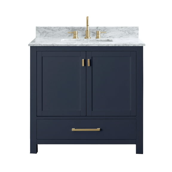 Avanity Modero-Vs36-C Modero 36" Free Standing Single Basin Vanity Set - Blue