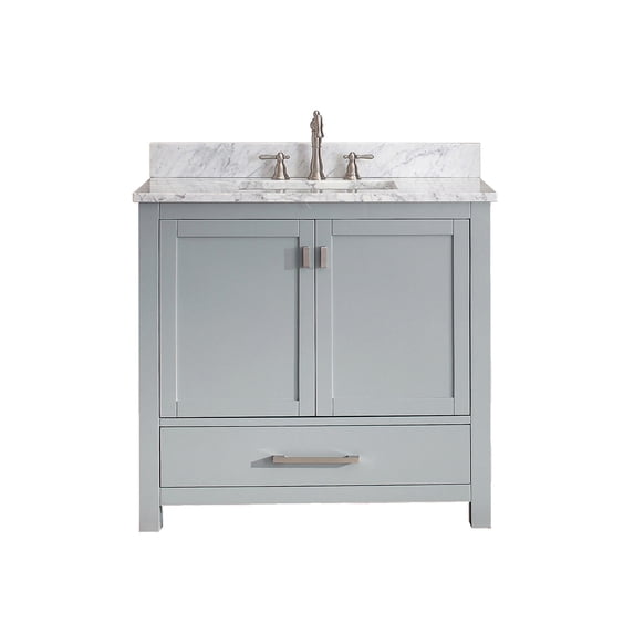 Avanity MODERO-VS36-CG-C Modero 36" Free Standing Single Basin Vanity Set - Grey