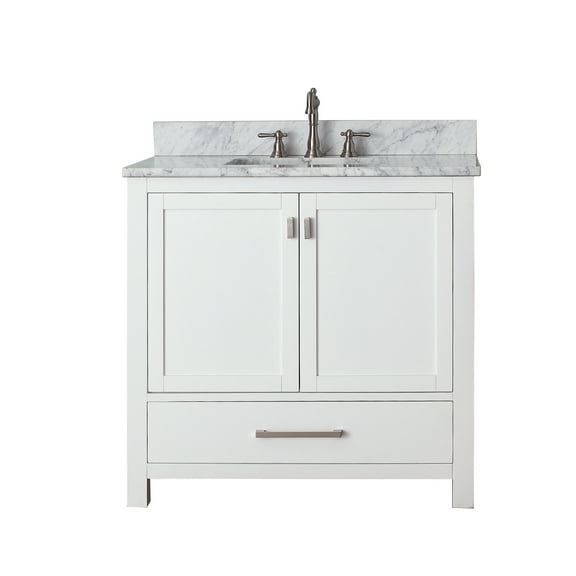 Avanity Modero-Vs36 Modero 36" Free Standing Single Basin Vanity Set - White
