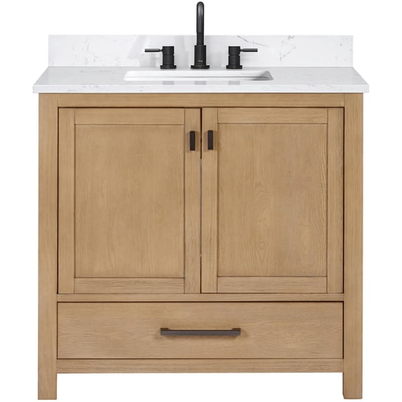 Avanity MODERO-VS37-OA-E Modero 36" Free Standing Single Basin Vanity Set - Wood