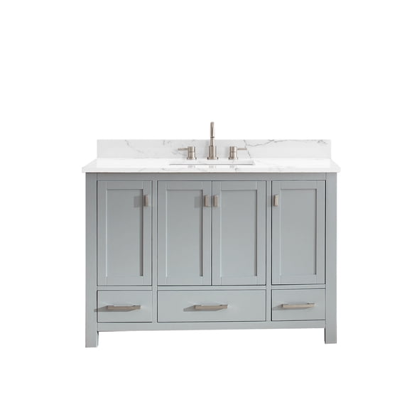 Avanity MODERO-VS48-CG-E Modero 48" Free Standing Single Basin Vanity Set - Grey