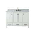 thumbnail image 1 of Avanity MODERO-VS48-WT-C Modero 48" Free Standing Single Basin Vanity Set - White, 1 of 7