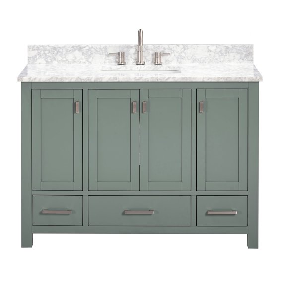 Avanity MODERO-VS49-SG-C Modero 48" Free Standing Single Basin Vanity Set - Smoke Green