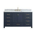 thumbnail image 1 of Avanity MODERO-VS60-NB-A-C Modero 60" Free Standing Single Basin Vanity Set - Blue, 1 of 2