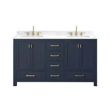 Avanity Modero-Vs60-E Modero 60" Free Standing Double Basin Vanity Set - Blue