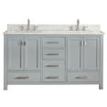 thumbnail image 1 of Avanity MODERO-VS60-CG-C Modero 60" Free Standing Double Basin Vanity Set - Grey, 1 of 7