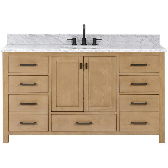 Avanity Modero-Vs61-A-C Modero 60" Free Standing Single Basin Vanity Set - Wood