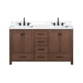 thumbnail image 1 of Avanity MODERO-VS61-MO-E Modero 60" Free Standing Double Basin Vanity Set - Mocha Oak, 1 of 7