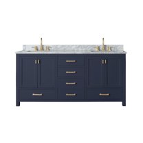 Avanity Modero-Vs72-C Modero 72" Free Standing Double Basin Vanity Set - Blue
