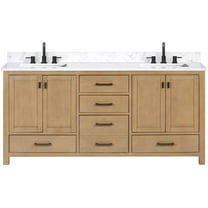 Avanity Modero-Vs73-E Modero 72" Free Standing Double Basin Vanity Set - Wood