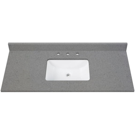 Avanity Qut49-Rs 49" Quartz Vanity Top - Grey