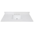 thumbnail image 1 of Avanity QUT49EW-RS 49" Quartz Vanity Top - White, 1 of 7