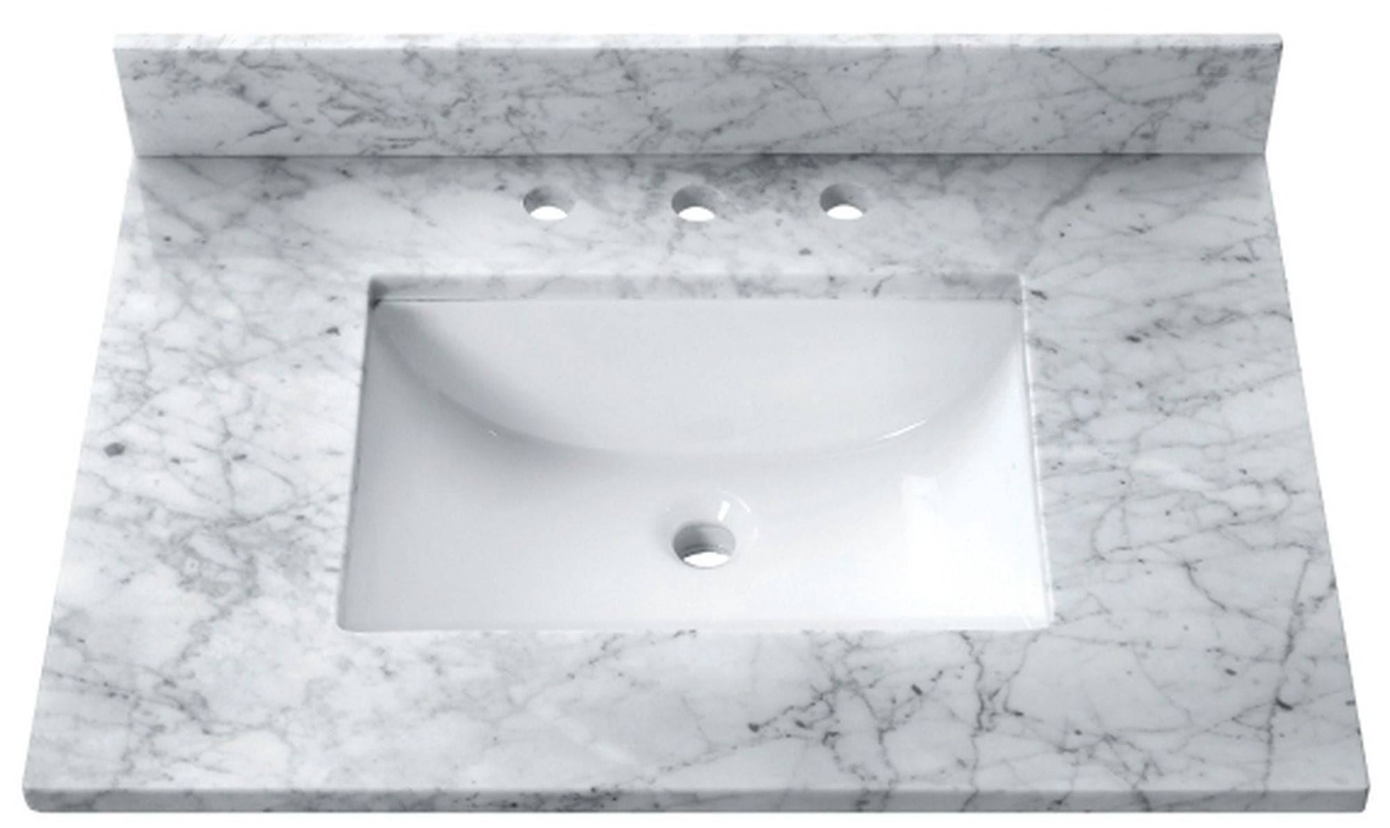 Avanity Sut37-Rs 37" Marble Vanity Top - White - Walmart.com