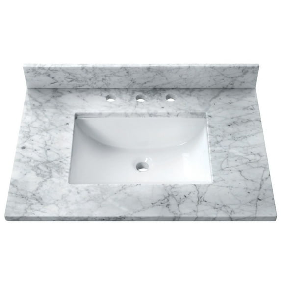 Avanity Sut37-Rs 37" Marble Vanity Top - White