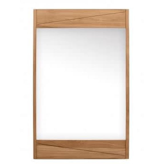 Avanity TEAK-M24-NT Teak 24-3/16" W X 38-3/16" H Modern Rectangular Wood Framed Bathroom