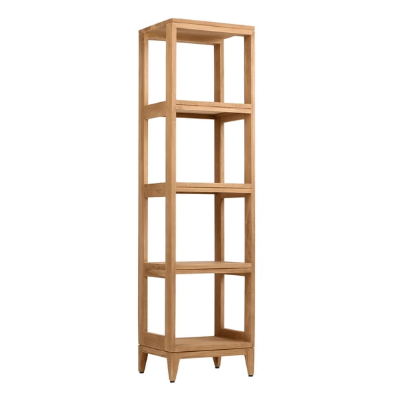 Avanity TEAK-TR16-NT Teak 60" Wood And Plywood Free Standing Linen Tower - Wood