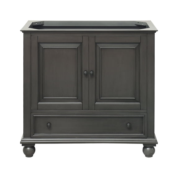 Avanity THOMPSON-V36-CL Thompson 36" Single Free Standing Vanity Cabinet Only – - Charcoal