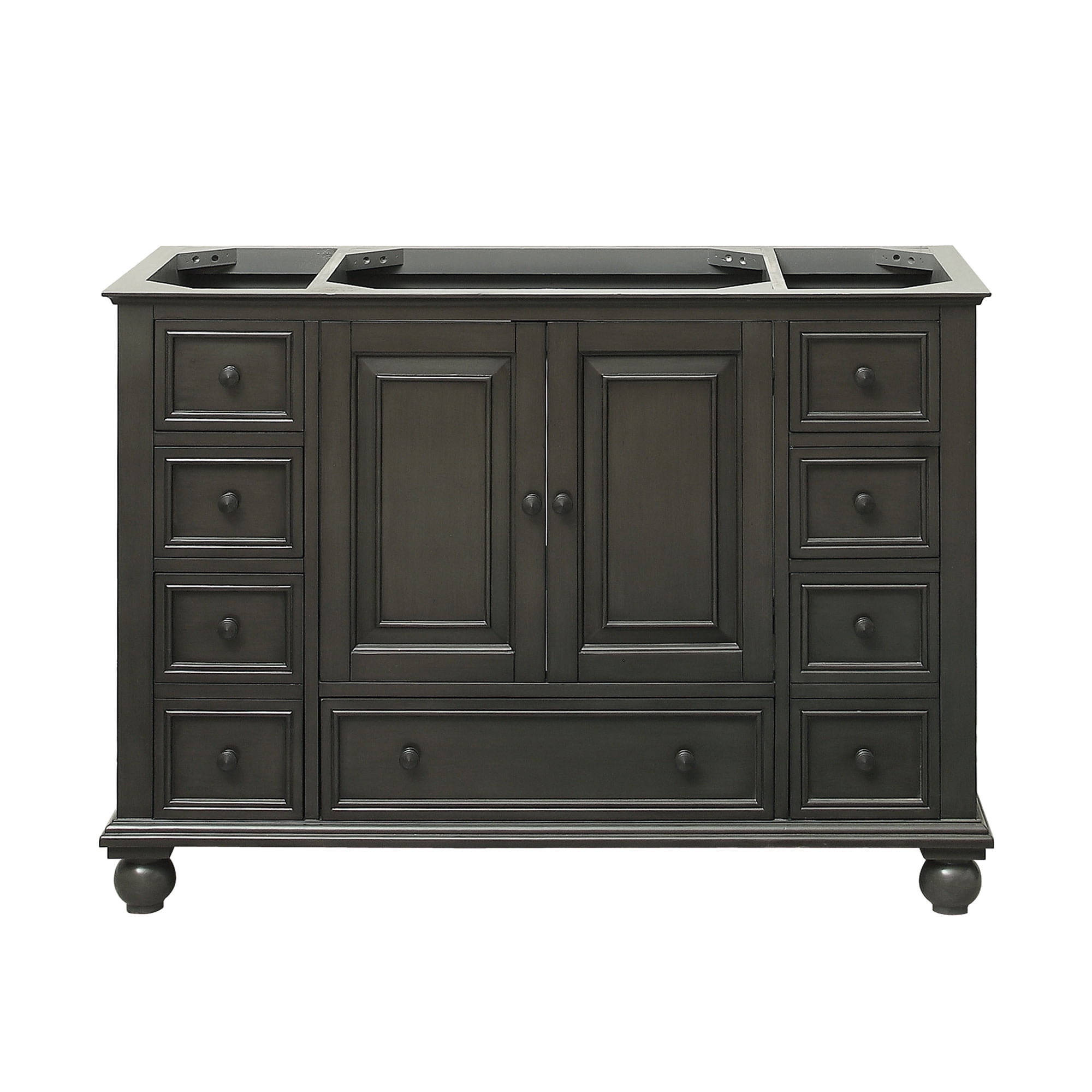 Thompson 48'' Charcoal Glaze Solid Wood Vanity Base