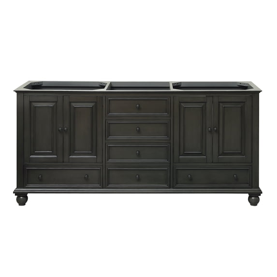 Avanity THOMPSON-V72-CL Thompson 72" Vanity Double Free Standing Vanity Cabinet Only – -