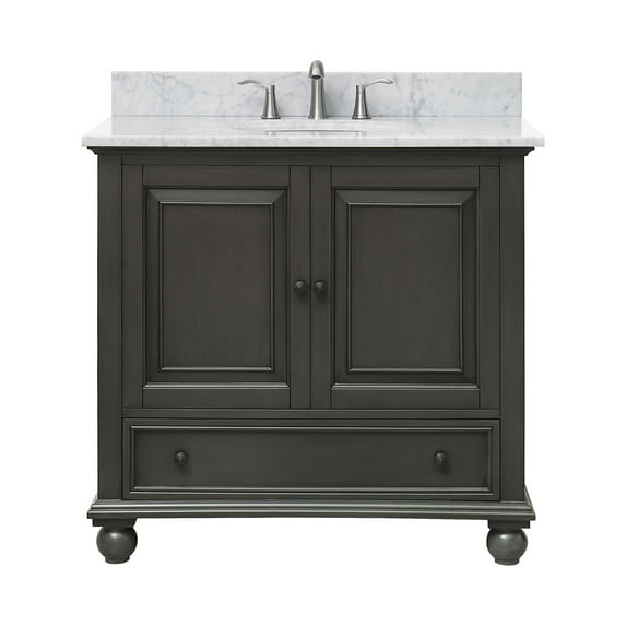 Avanity Thompson-Vs36 Thompson 36" Free Standing Single Basin Vanity Set - White