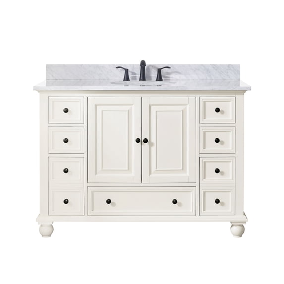 Avanity Thompson-Vs48 Thompson 48" Free Standing Single Basin Vanity Set - White