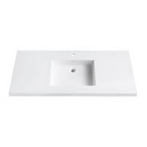 Avanity Vut49 Versastone 49" Acrylic Vanity Top - White