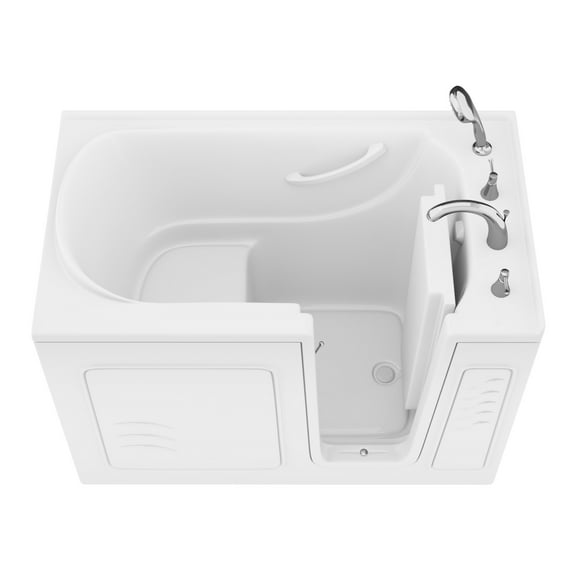 Avano B3053rs Architect Series 52-7/8" Gel Coated Soaking Bathtub For Alcove Installations