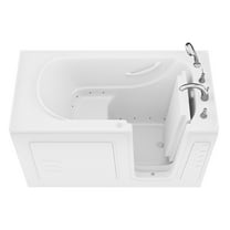 Avano B3060ra Architect Series 60" Gel Coated Air Bathtub For Alcove Installations - White
