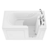 Avano B3060rs Architect Series 60" Gel Coated Soaking Bathtub For Alcove Installations -