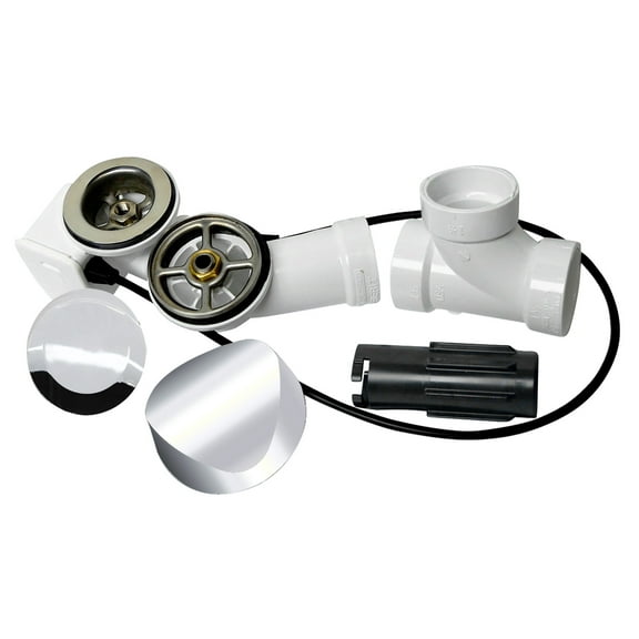 Avano Optof-D Delta Cable Operated Tub Waste And Overflow - Chrome