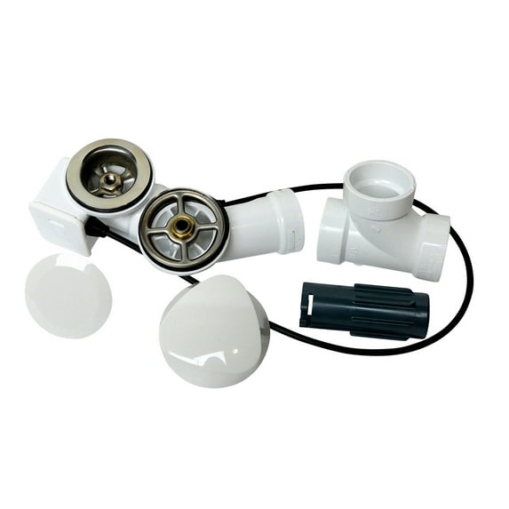 Avano OPTOF-WH-R Rico Cable Operated Tub Waste And Overflow - White