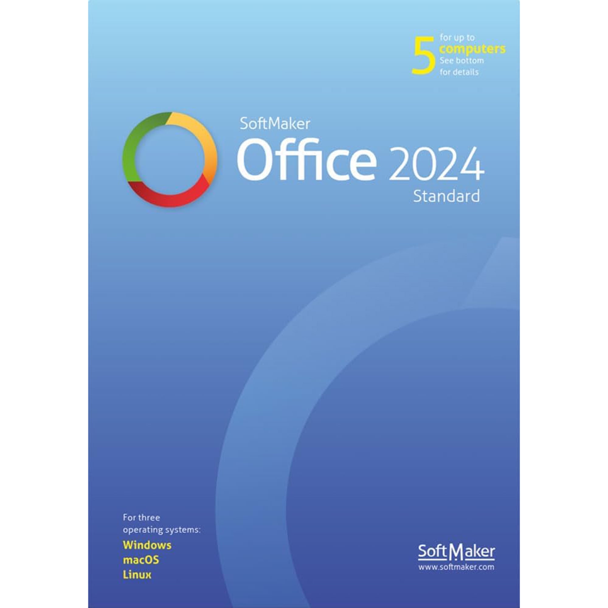 SoftMaker Office Standard 2024 for 5 Devices, Windows/macOS/Linux