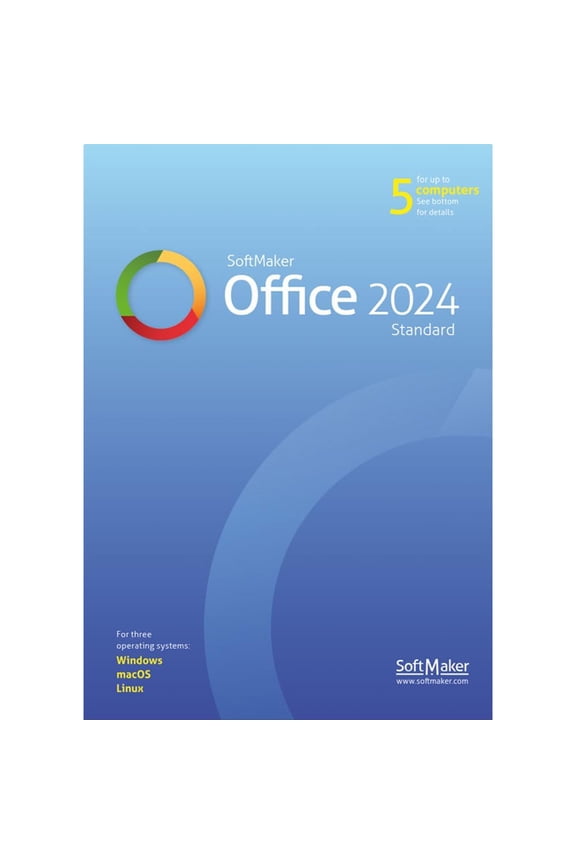 Office Standard 2024 for 5 Devices, Windows/macOS/Linux (Digital Download)