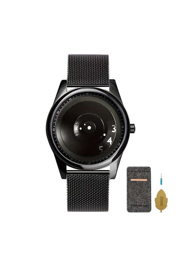 Avant-Garde Pointerless Watch, Unisex Modern Fashion Timepiece, Precise Durable Wristwatch for Tech & Fashion Lovers
