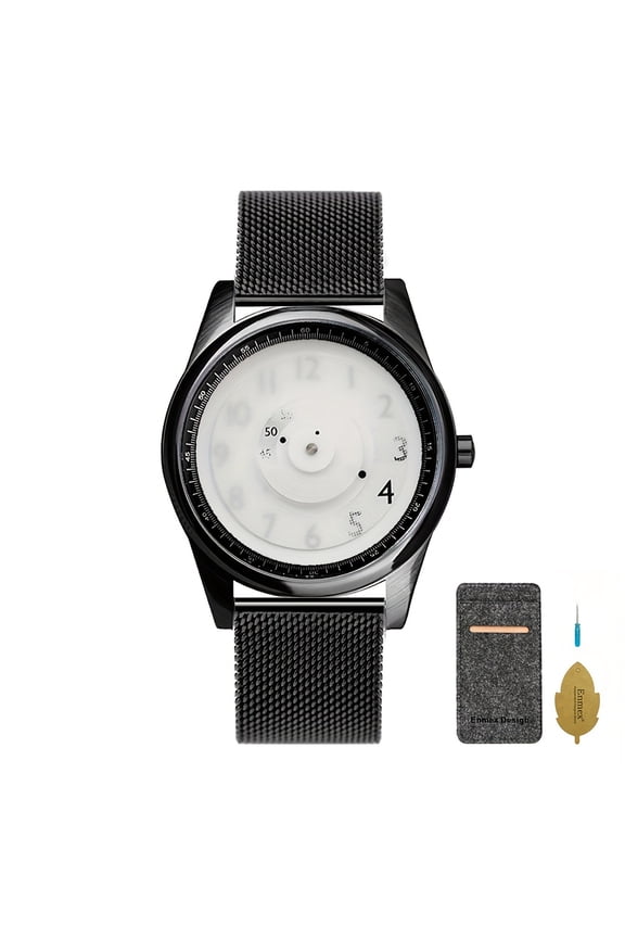 Avant-Garde Pointerless Watch, Unisex Modern Fashion Timepiece, Precise Durable Wristwatch for Tech & Fashion Lovers