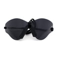 thumbnail image 1 of Avant Garde Super Light Flexible Shield Mask Goggle Sunglasses All Black, 1 of 4